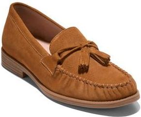 Cole Haan Stassi Tassel Loafer in Tobacco Suede at Nordstrom Rack, Size 6.5
