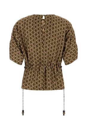 Max Mara 2611191052600 001 Nocciola Exterior: Silk Giacche E Gilet Jacket