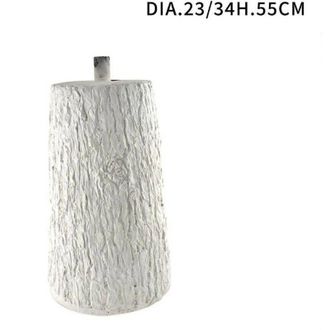 Trade Shop Trade Shop - Titular De La Base Blanca Del Color Del Tronco Para El Efecto Del &Aacute;rbol De Navidad Diam.23
