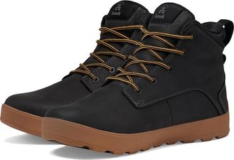 kamik Spencer Mid Mens Shoes Black/Gum : 10.5 D - Medium, Leather