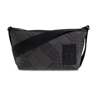 Burberry Shoulder Bags, male, Black, Size: ONE SIZE Shoulder Bag With Logo