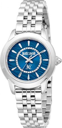 Just Cavalli Womens JC1L333M0015 Ladies Animalier Allegra Watch - Silver - One Size