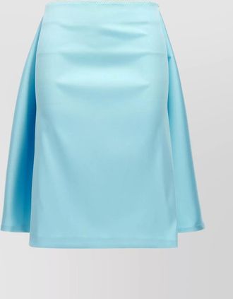 Sportmax beira high-waisted draped midi skirt