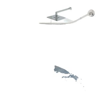 OEM Barra Para Cortina De Ducha De Pared, Fabricada En Acero Inoxidable Resistente, Color Plata