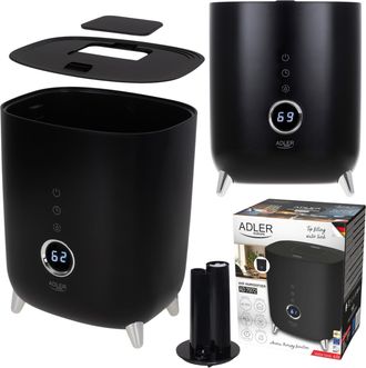 Adler Europe Humidificador De Aire Difusor Ultras&oacute;nico Negro Adler Ad7972