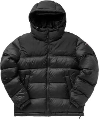 Napapijri Hooded Jacket met Synthetische Vulling - Heren - Winterjassen - Zwart - XL - Jassen