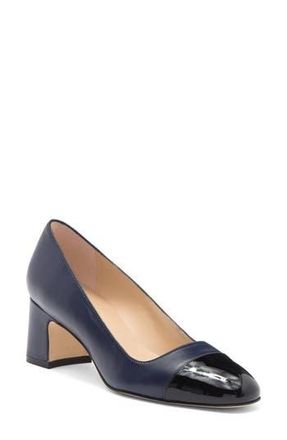 Stuart Weitzman Milla Pump in Nice Blue/Black at Nordstrom Rack, Size 9