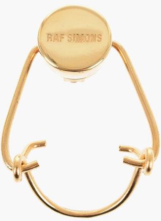 Raf Simons Golden Effect Brass BOTTLE CLIP Single Earring size Unica