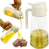 OEM Botella Pulverizadora 2 En 1 De 470 Ml, Dispensador Autom&aacute;tico De Aceite, Pulverizador De Aceite De Oliva A Prueba De Fugas, Pulverizador De Vinagre P