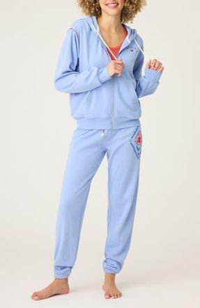 PJ Salvage Lady Luck Hooded Pajamas in Peri at Nordstrom Rack, Size Small