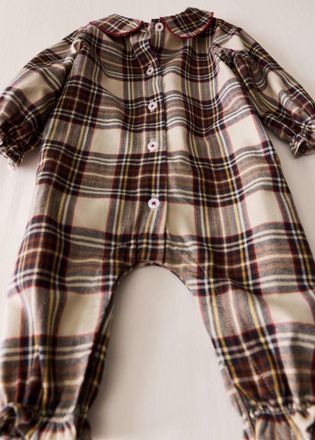 Mango Pigiama due pezzi cotone quadri rosso - Home - 12-18 mesi - MANGO HOME