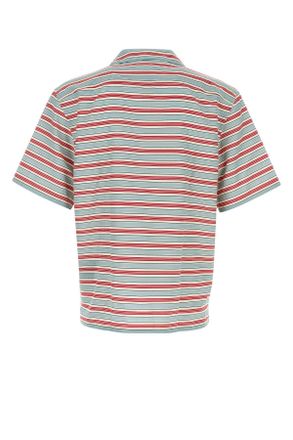 Prada Mens Embroidered Cotton Blend Shirt Astrale Cose-Trochusniloticus Camicie