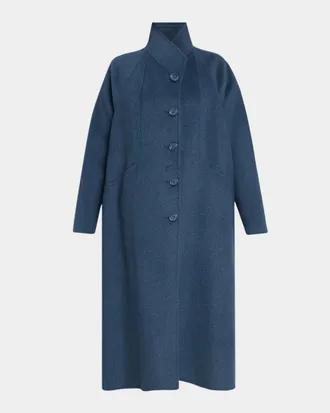 Emporio Armani Oversized Button-Front Coat
