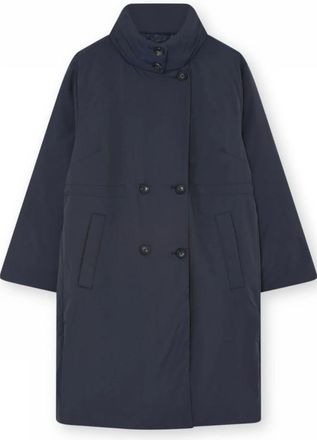 Gustav Double-Breasted Coat - Dames - Mantels - Blauw - Maat: XS