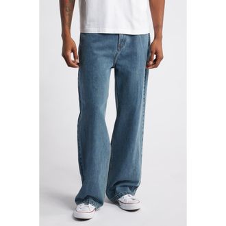 Elwood Nonstretch Baggy Jeans in Blue Haze at Nordstrom, Size 38