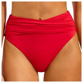 Seafolly Collective High Waist Wrap Front Pant Bikini-Bottom f&uuml;r Damen | rot/orange