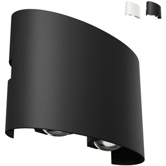 Maytoni Maytoni - Strato Aplique Exterior Up Down Negro, Ip54, 3000k