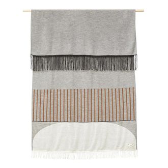 Form & Refine Aymara Decke, 130 x 190 cm, gemustert grau
