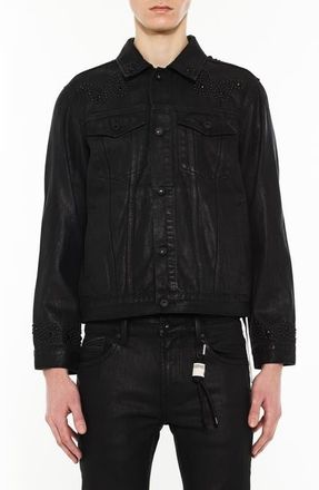 Cult of Individuality Type II Denim Jacket in Paisley at Nordstrom, Size Xx-Large