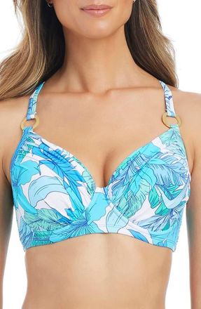 Bleu Rod Beattie Underwire Bikini Top in Cool at Nordstrom, Size 36Dd
