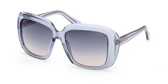 Guess GU00288 90W Womens Sunglasses Blue Size 55
