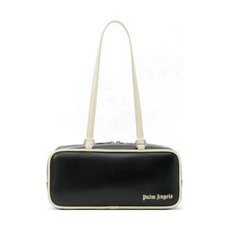 Palm Angels Shoulder Bags, female, Black, Size: ONE SIZE Classic Logo Shoulder Bag