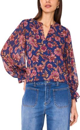 Vince Camuto Split Neck Blouse