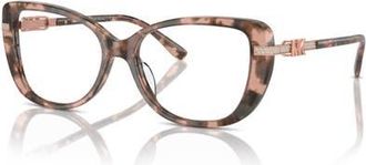Michael Kors 54mm Cat Eye optical glasses in Tortoise at Nordstrom