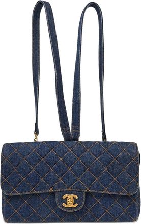 Chanel Zaino denim 1996-1997 - Blu