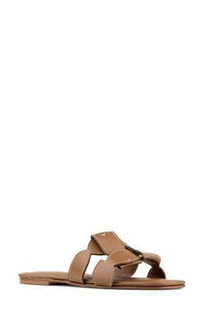 Donald J Pliner Gabrey Slide Sandal in Saddle at Nordstrom, Size 8.5