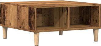 vidaXL Tavolino Da Salotto Legno Antico 60x60x30 Cm Legno Multistrato - Vidaxl