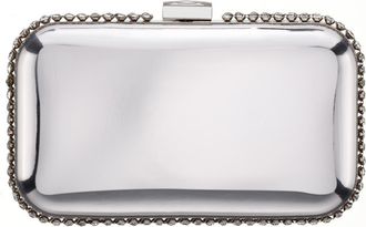 Nina Dorsey Frame Clutch in Silver at Nordstrom Rack