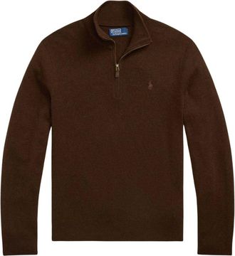 Ralph Lauren Heren, Truien, Bruin, Maat: XL Wol