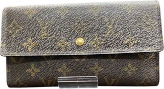 Louis Vuitton Brown Galle Monogram Monogram Long Wallet (Bi-Fold) (Pre-Owned)