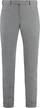 Pantaloni Torino flat-front trousers - Grey