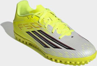 adidas Fussballschuh ADIDAS PERFORMANCE F50 CLUB TURF, Gr. 42,5, team solar gelb 2, core schwarz, lucid rot, Synthetik, Textil, Schuhe Fussballschuh, f&uuml;r kur