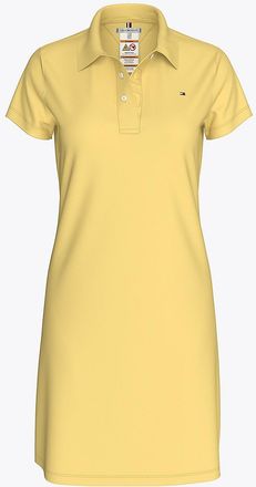 Tommy Hilfiger Womens Slim Fit Classic 1985 Polo Dress - Yellow - XS