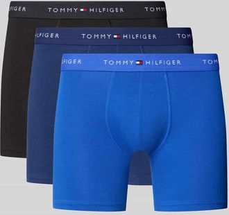 Tommy Hilfiger Slim Fit Trunks aus Baumwoll-Mix in Blau, Größe XXL