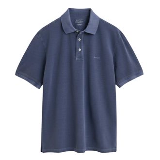 GANT Heren Piqu&eacute; Sun Faded Poloshirt (Marine)