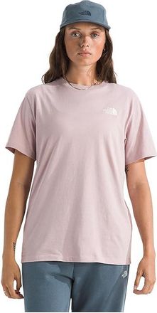 The North Face Explore Pin Relaxed Short Sleeve T-Shirts Womens Clothing Metal Pink : 2XL, Cotton