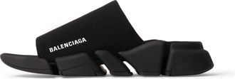 Balenciaga Speed 2.0 Recycled Knit Sandals Black 711453W2DB11000