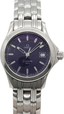 Omega Pre-owned Vintage Polshorloge - Dames - Vintage Horloges - Blauw - ONE Size - Vintage