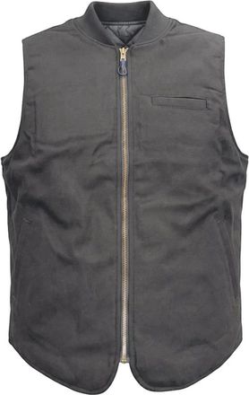 Bl'ker Blker, Jassen, Heren, Blauw, 3Xl, Wol, Wool Vest Reversible Owl