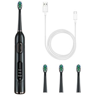OEM Brosse &Agrave; Dents &Eacute;lectrique - 36000 Oscillations/min - Ipx7 &Eacute;tanche - 3 Modes - 4 T&ecirc;tes Incluses