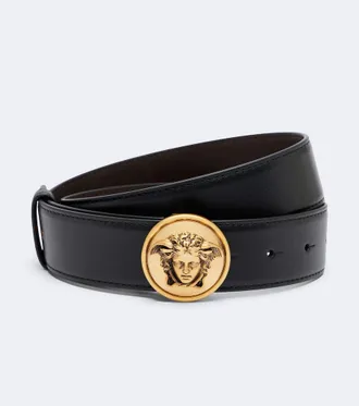 Versace Medusa leather belt