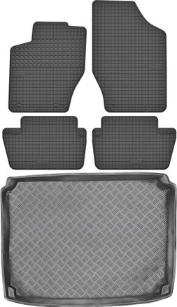 OEM Juego De Alfombrillas De Goma Para Coche Y Maletero Para Citro&euml;n C4 I Coup&eacute; (2004-2010)