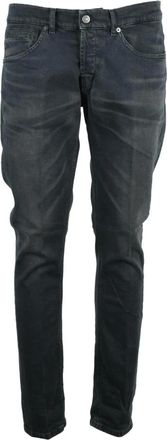 Dondup Jeans, Heren, Groen, W33, Katoen, George Slim Jeans