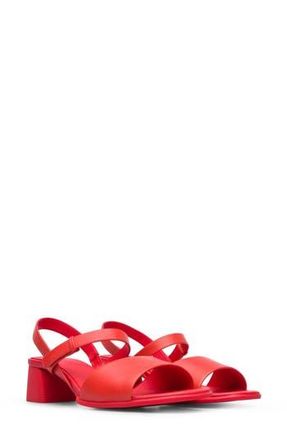 Camper Katie Block Heel Sandal in Bright Red at Nordstrom Rack, Size 37