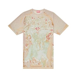 Diesel T-Shirts, male, Multicolor, Size: 2XL Diesel T-shirts and Polos