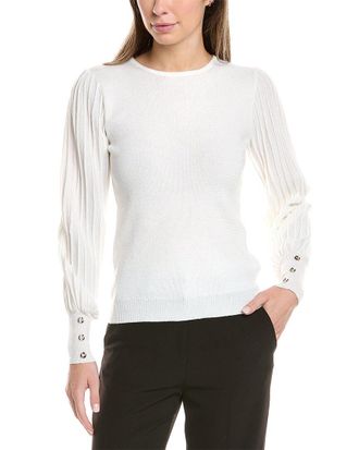 Nanette Lepore Balloon Sleeve Sweater